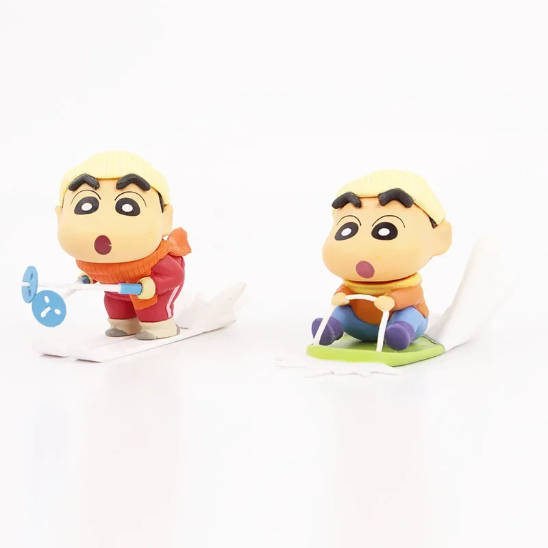 Outdoor Crayon Shin-chan PVC Statue Action Figurine Desk Collectible Model Toys Figures Gift