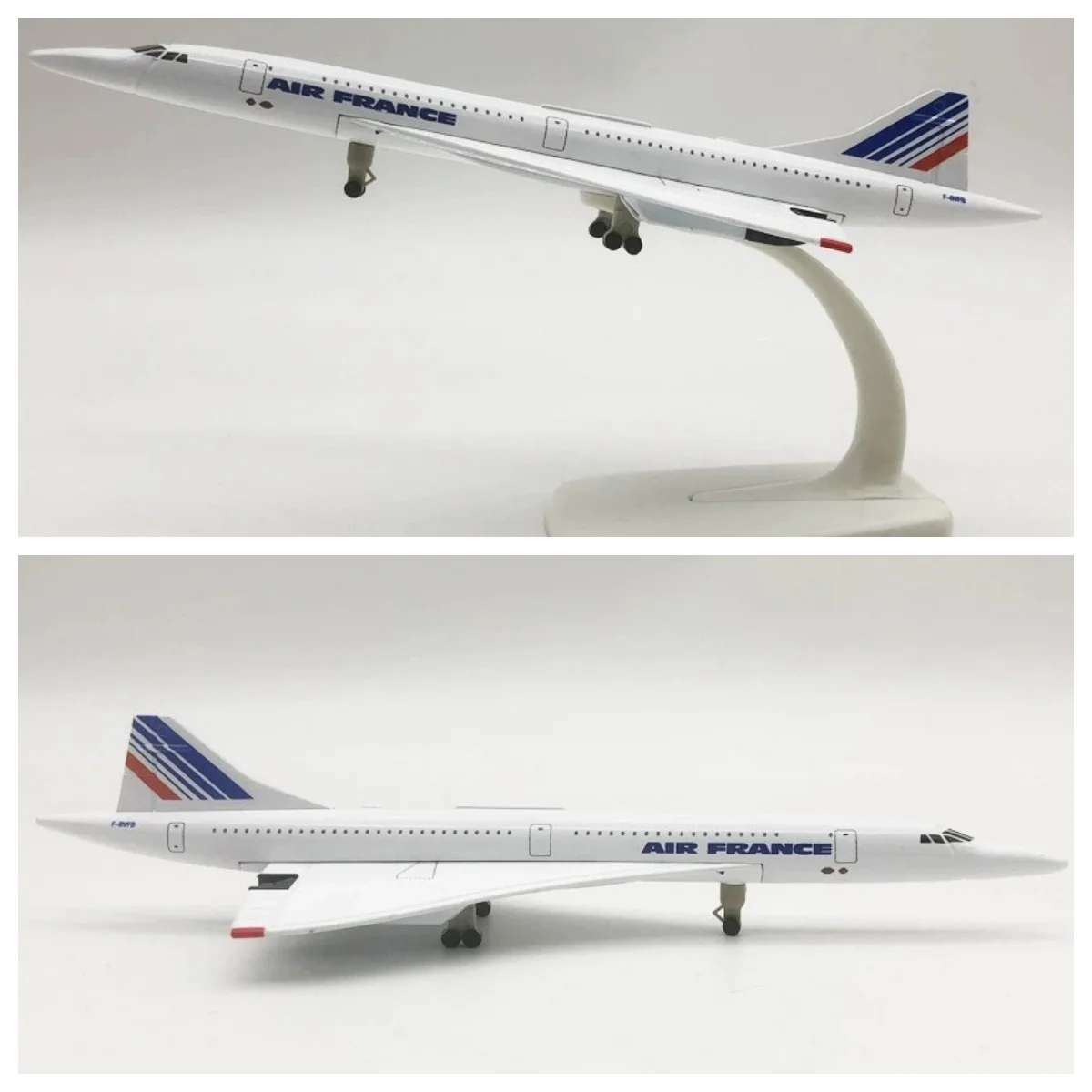 20CM Concorde Air France Airplane Model Airliner Alloy Diecast Air Plane Model Collection Home Decor Miniatures Plane
