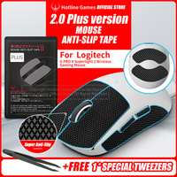 Hotline Games 2.0 Plus Mouse Grip Tape for Logitech G Pro x Superlight 2 Wireless Mouse,Grip Upgrade,Pre Cut,Easy to Apply