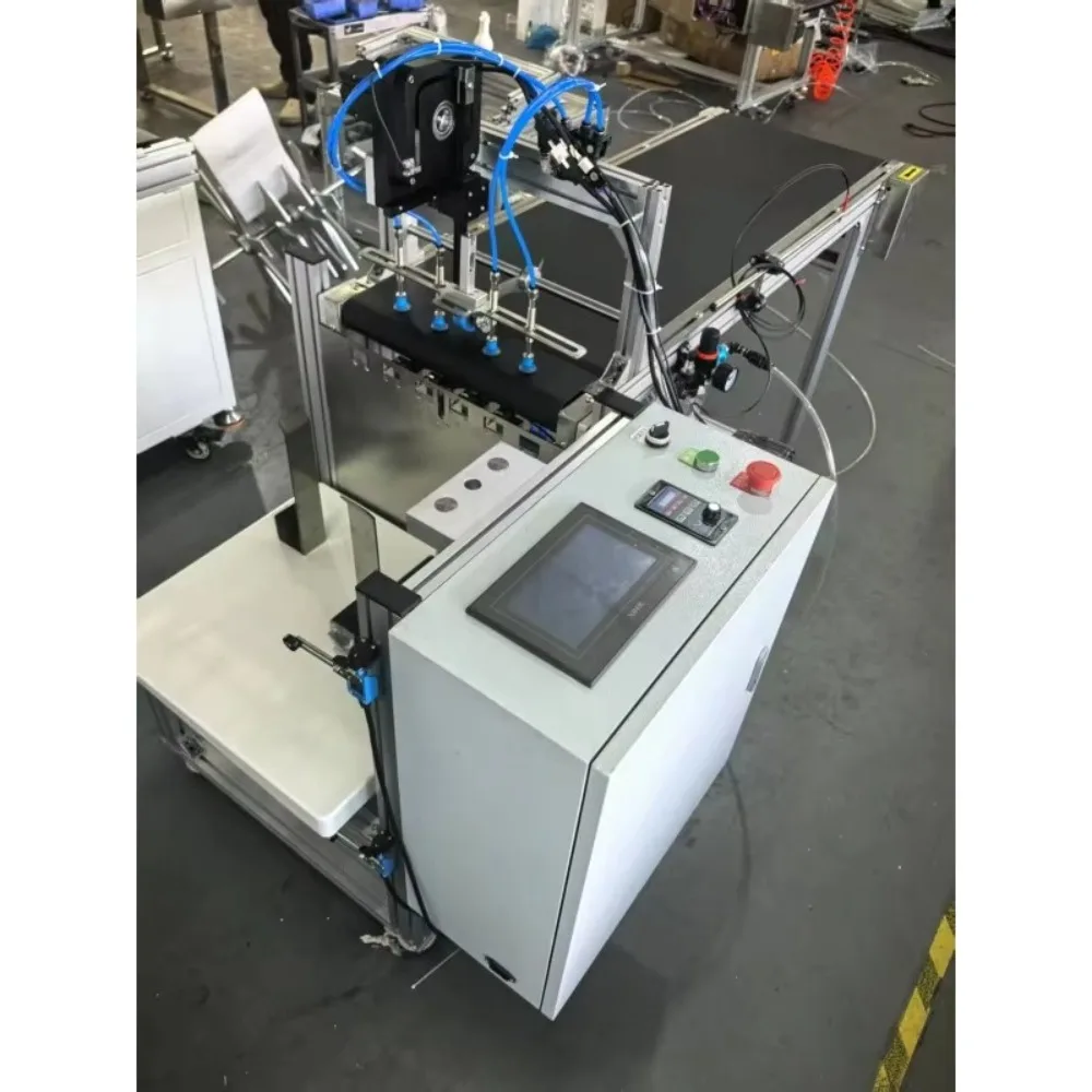 High Fully Automatic Friction Feeder Vacuum Absorption Paging Machine Model P-400 400mm Belt for Workshop Plastic Paper Card