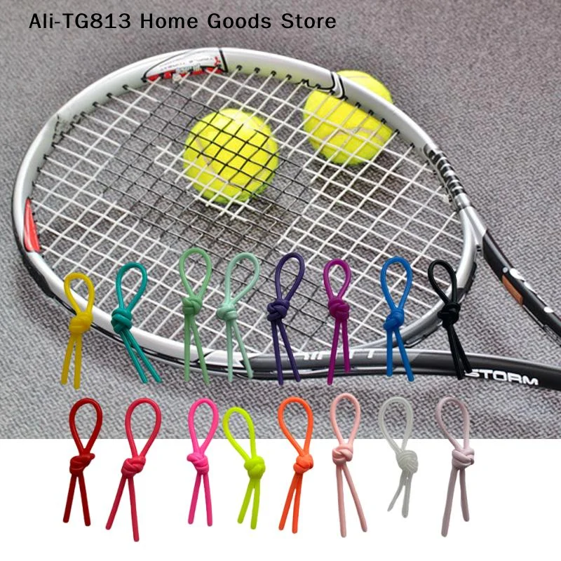 

[TG813]1/8Pcs Soft Silicone Tennis Racquetball Vibration Dampeners Tennis Racket Anti Vibration Knot Squash Racquet Damper