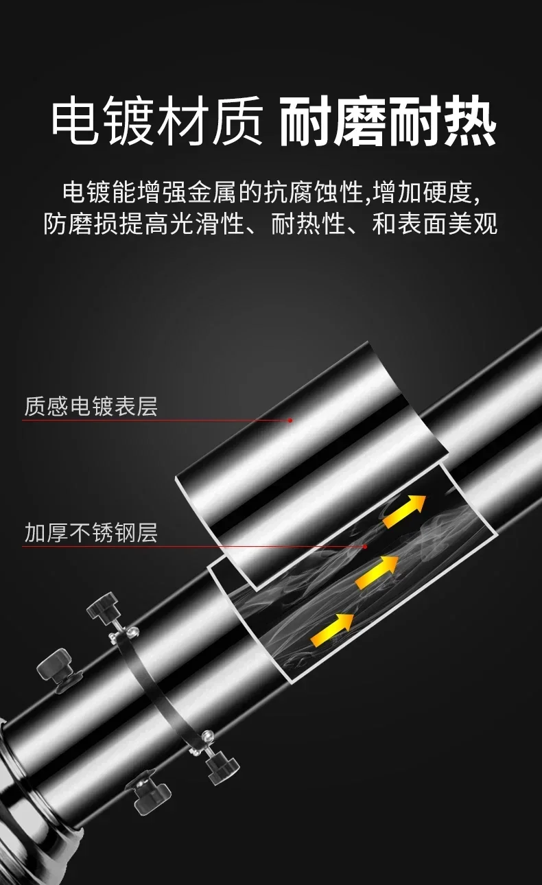 

Hot salesHot salesExhaust telescopic pipe stainless steel upper smoke exhaust glass hood commercial barbecue smoke exhaust equip