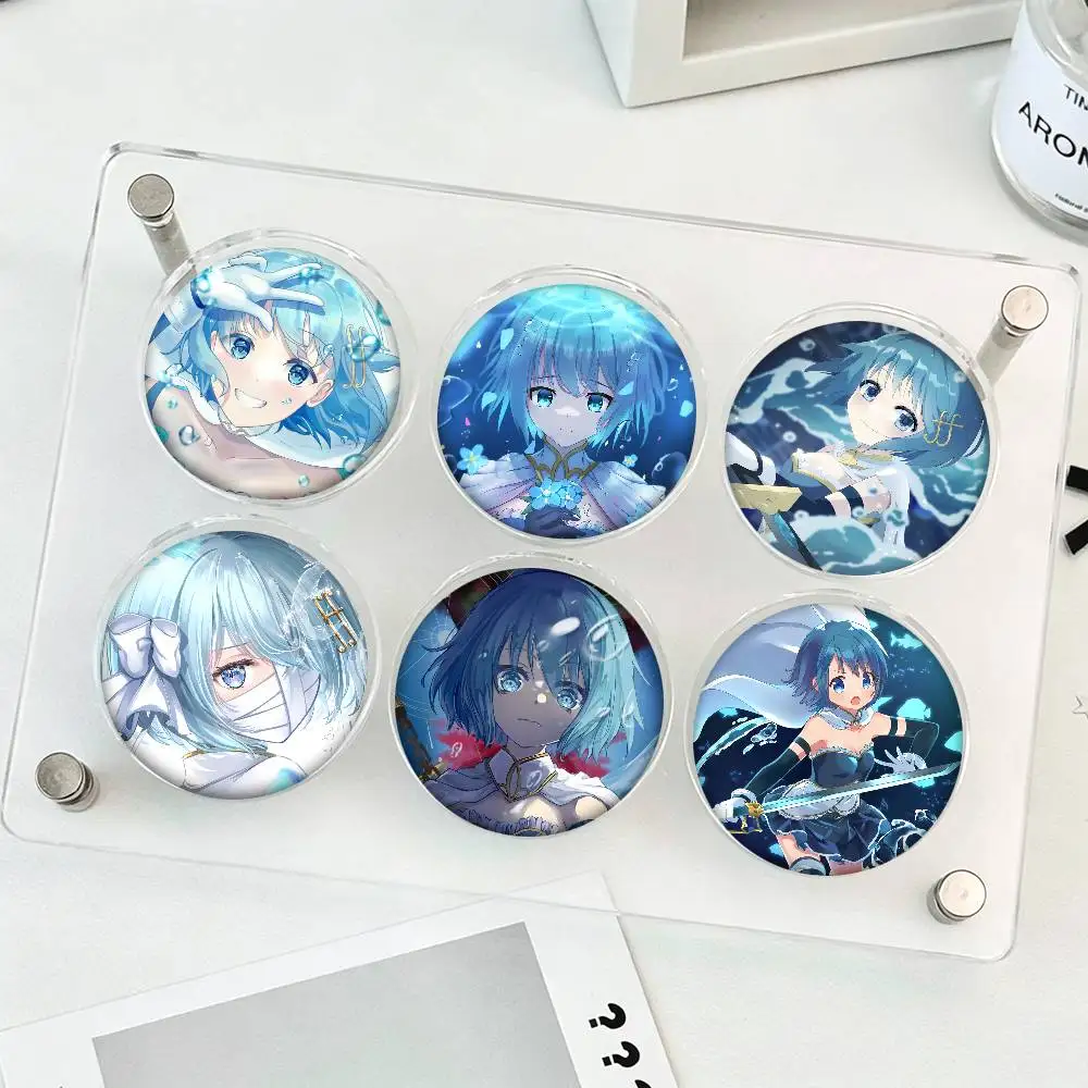 Anime Girl Sayaka Miki Round Badges Can Be Used To Decorate Clothes And Backpack Pins