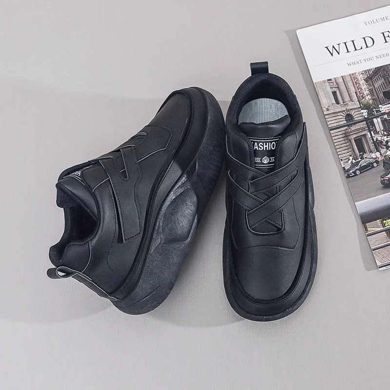 

Non-slip Sole Laced Tennis On Offer Vulcanize Women Sneakers Black Sport Shoes Women Visitors Universal Brands Sapateni