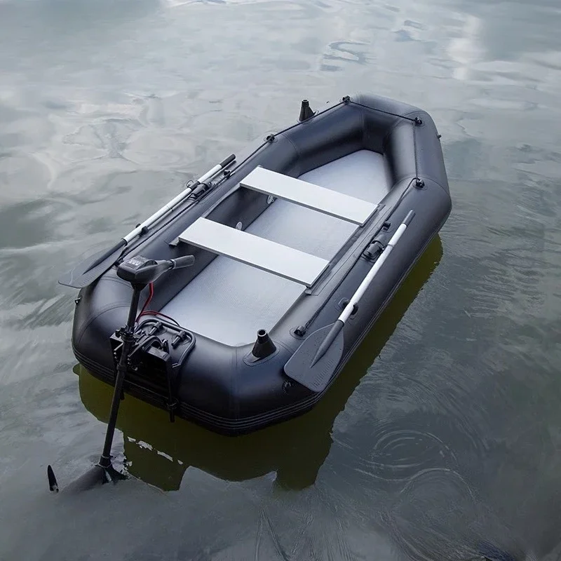 

Fishing boat Luya wire raft fishing boat inflatable portable mesh rubber boat