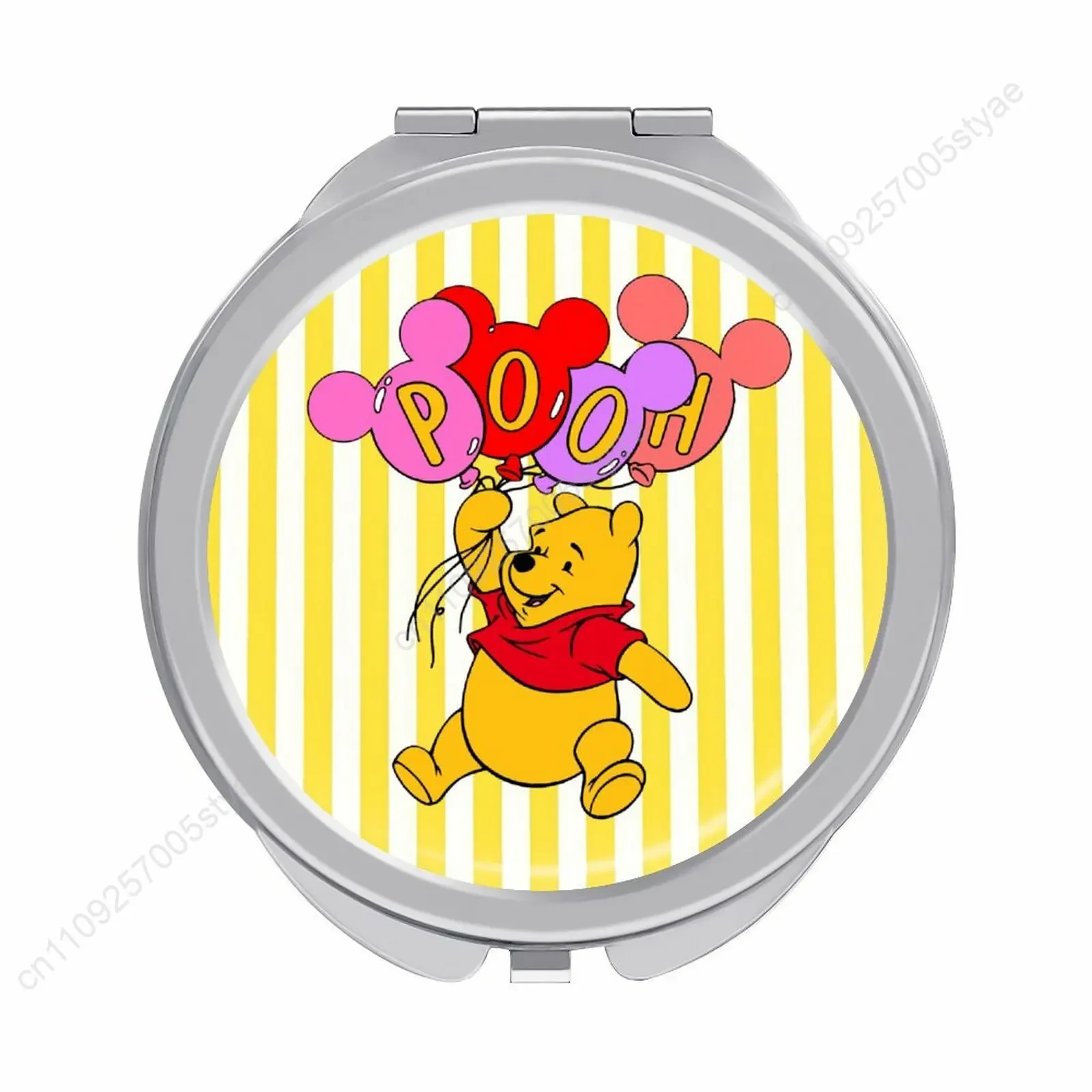 

Winnie The Pooh Makeup Mirror Disney Cartoon Custom Mirror Design Your Photos Logo Text Portable Travel Holiday Parties Souvenir