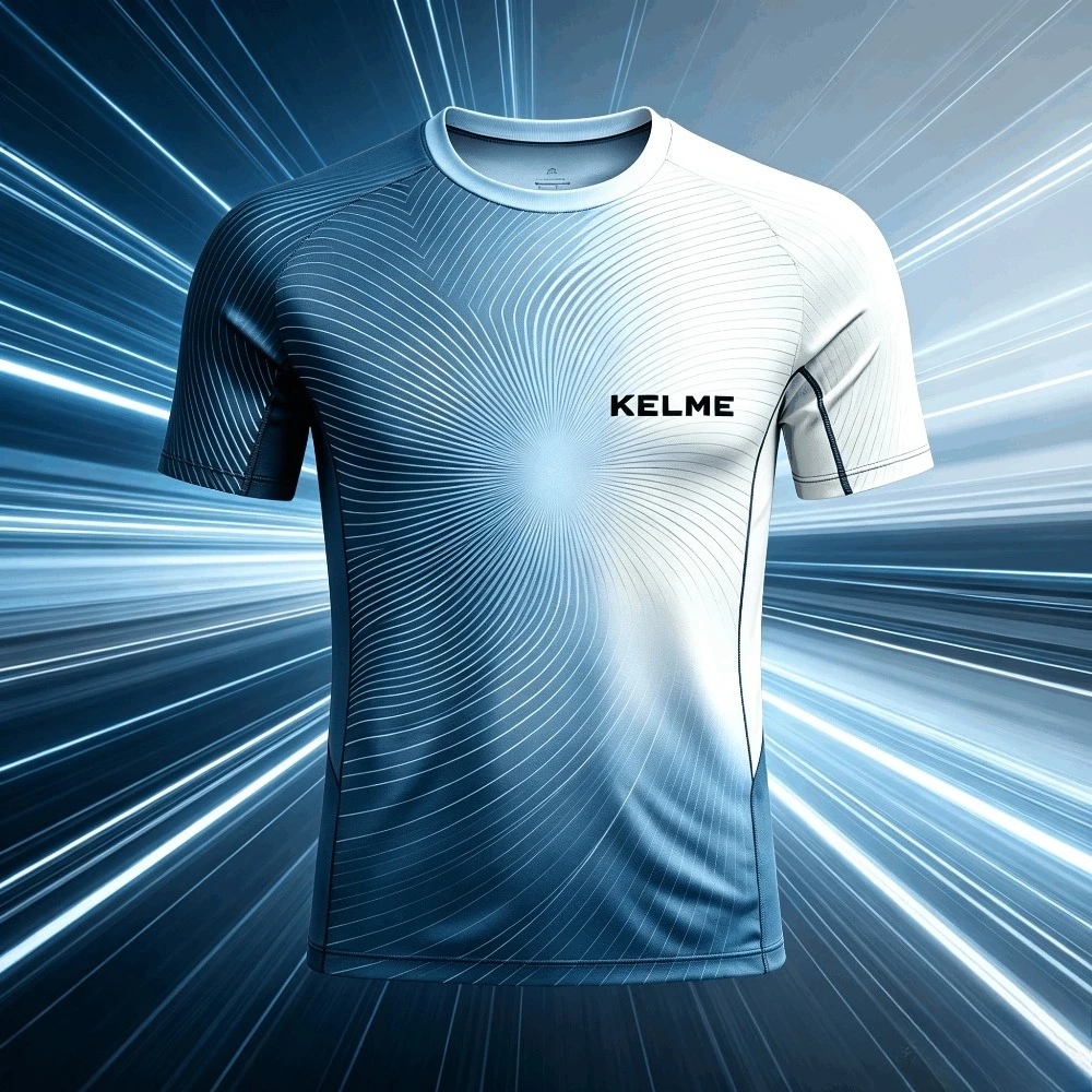 KELME Summer Men’s T-Shirt: A Best-Selling Collaborative Design Combining Sport Fitness Casual Fashion Lightweight Fabric
