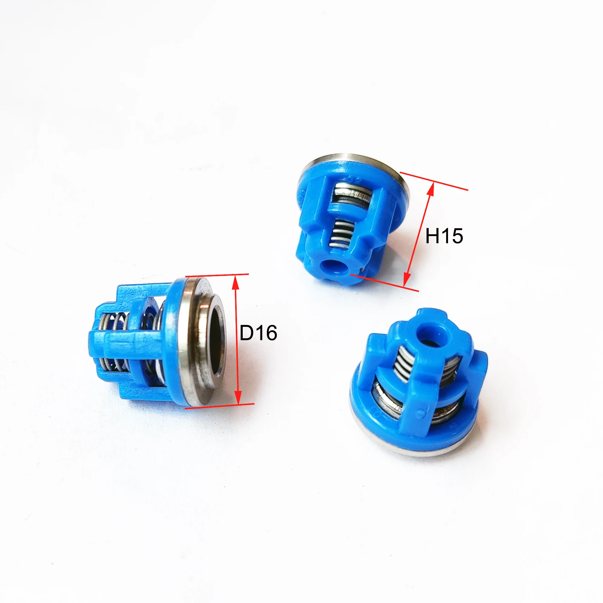 3PC Check Valve Repair Kit Axial General Pump Inter Power High Pressure Washer Water 15 16 18 MM