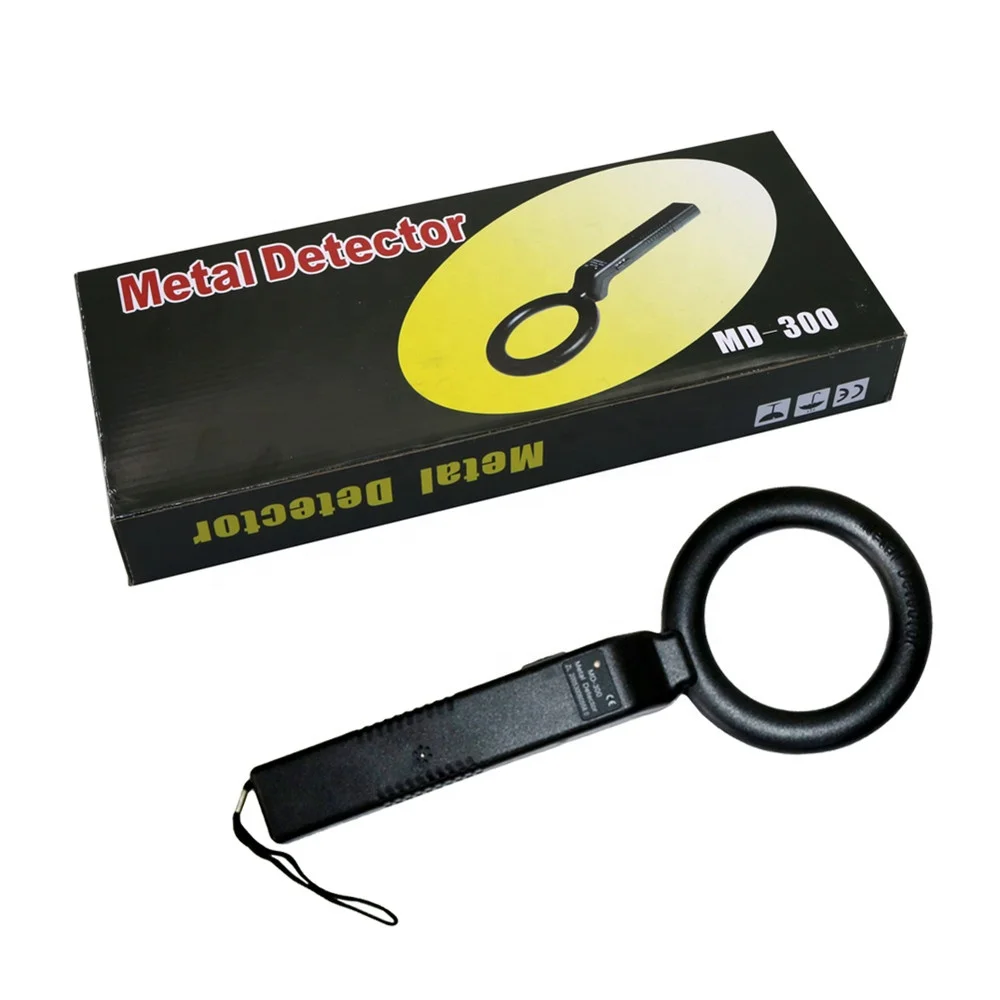 5 PCs Mini Type Cattle Cow Stomach Metal Detector MD-300 Round Handheld High Sensitivity Veterinary Scanner