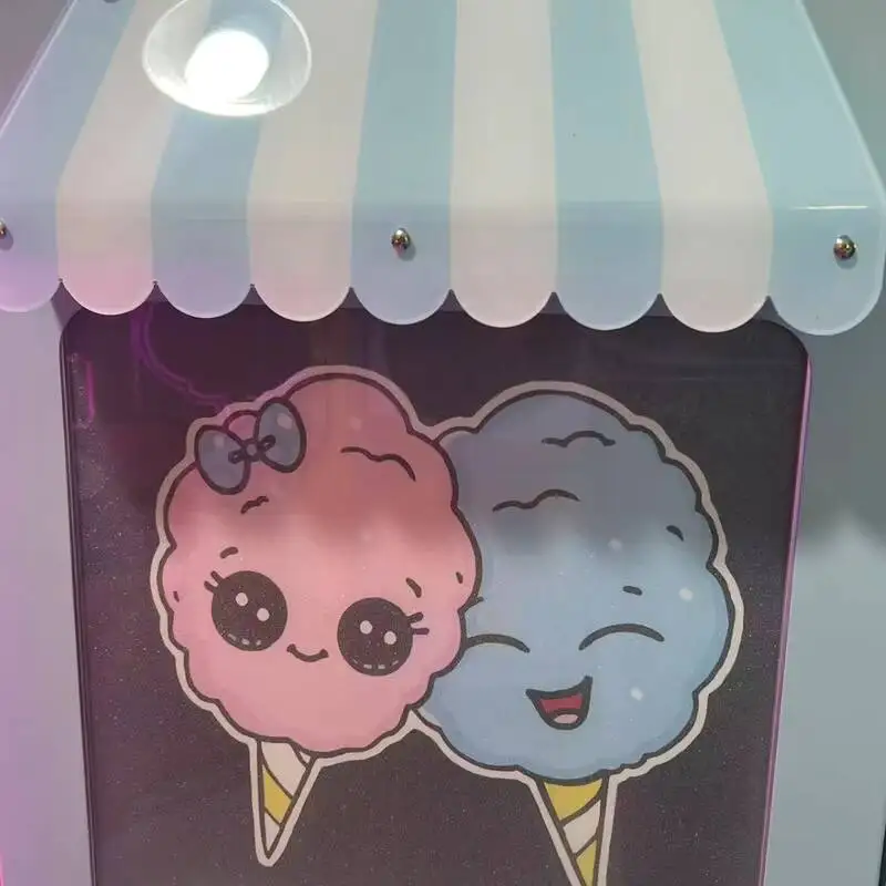 2025 New Commercial Cotton Candy Machine Fully Automatic Electric Mini Candy Floss Lab