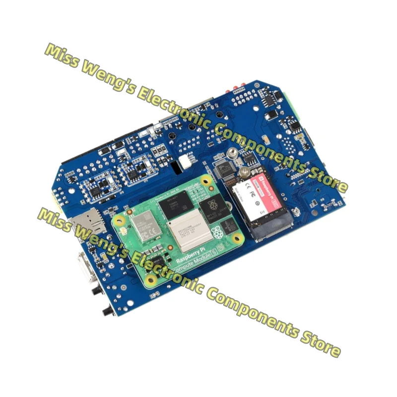 IPCBOX-CM5-A CM5 computing module expansion board, RS232/RS485 interface, base plate integrated machine, with shell