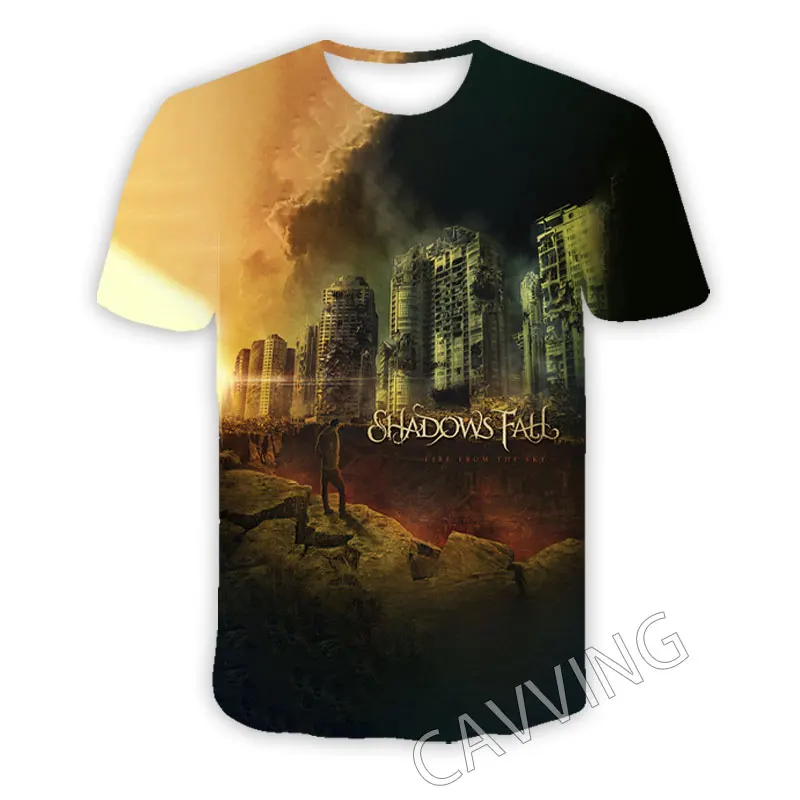 New Fashion Women/Men's 3D Print  Shadows Fall   Band   Casual T-shirts  Metal Music Tshirts Harajuku Styles Tops Clothing