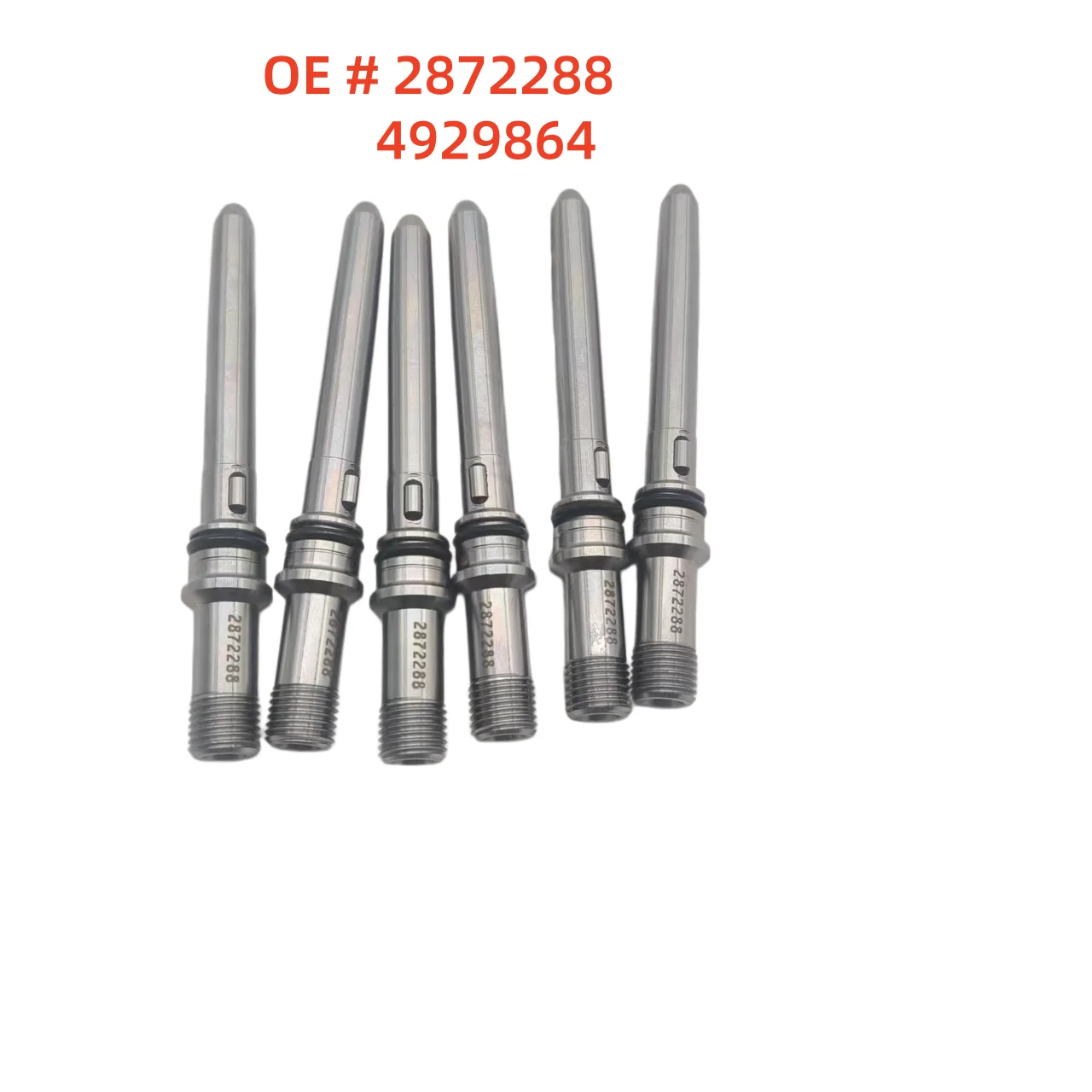 

High quality 6PCS 2872288 4929864 Diesel Injector Connector Tubes For Cummins 5.9L 6.7L Engines Fuel Injector Parts