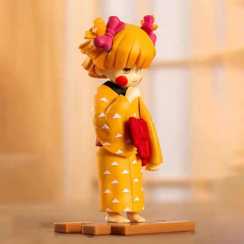 Anime Demon Slayer Blade Flower Street Chapter Bag Charcoal Jiro My Wife Shanyi Handmade Model Doll Desktop Ornament Gift Toys