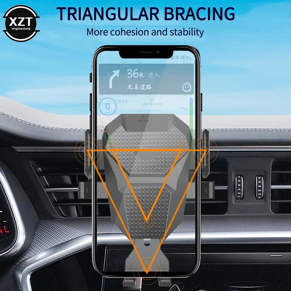 Car Phone Holder in Cellphone Accessories Portable Mobile For a Smartphone Cell Rotary And Holding The Retractable Device