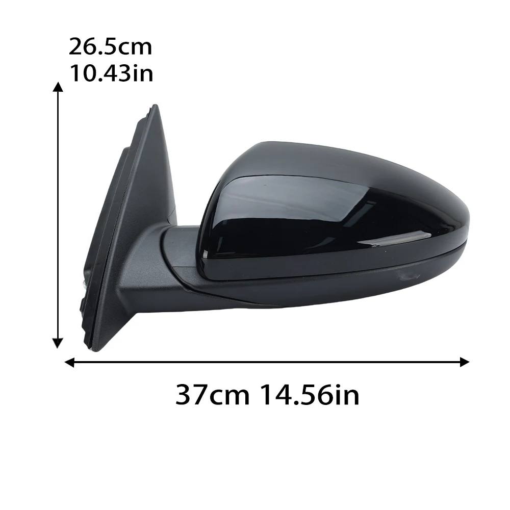 3 Pins Door Rearview Mirror Assembly For Kia FORTE/ERATO/SHUMA 2019-2023 Black Manual Folding Rearview Mirror Car Accessories