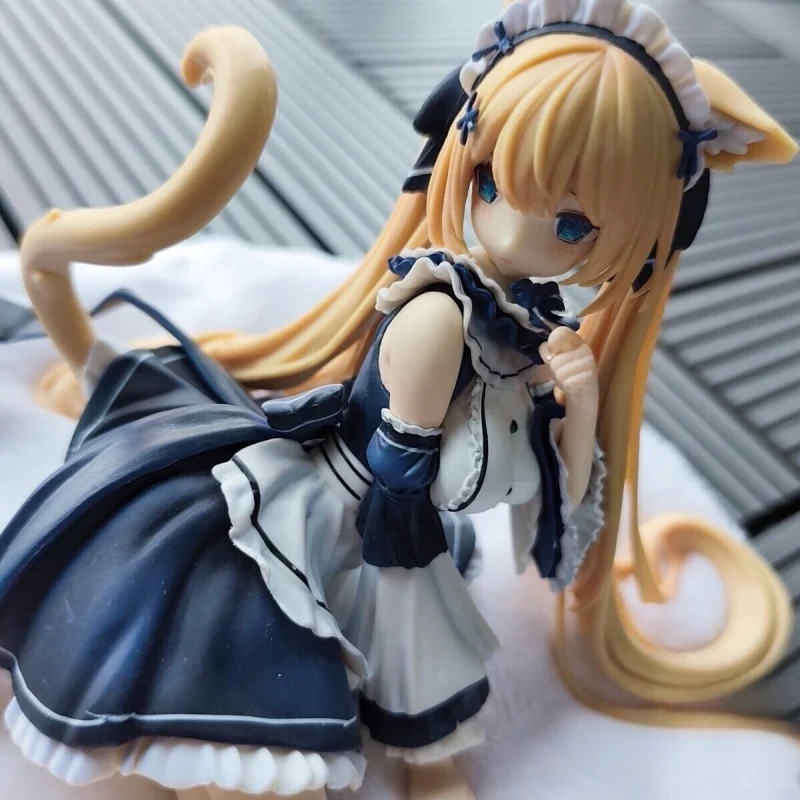 

Аниме-фигурка VTuber Serina: Милая кошкодевочка-горничная в стиле Некомими, высококачественный коллекционный настольный декор, украшение, игрушка для фанатов