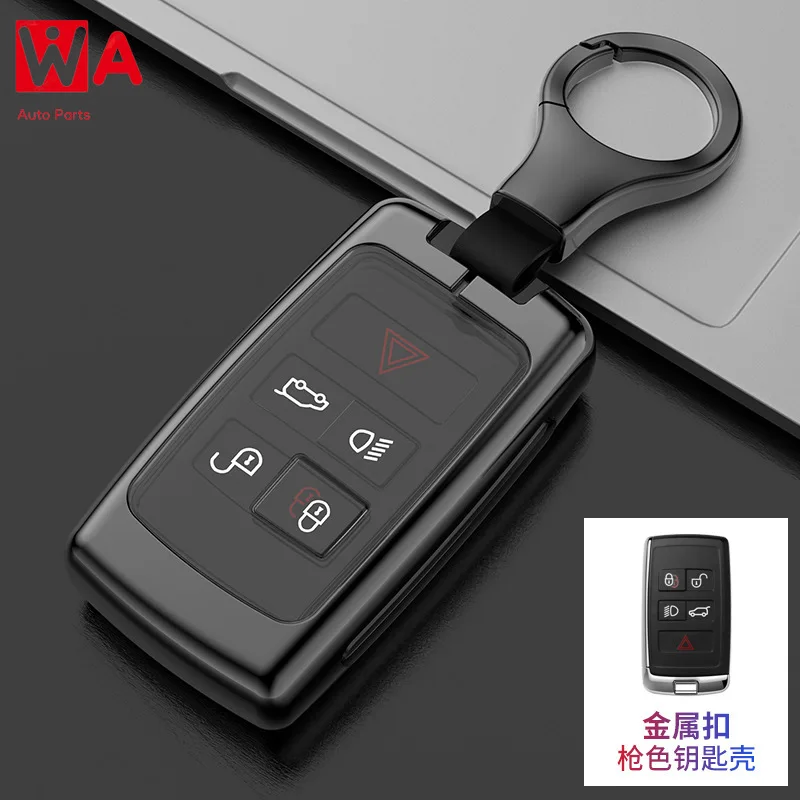 

Zinc Alloy Car Remote Key Fob Case Key Cover For Land Rover Range Rover Evoque Discovery Sport 5 2018 2019 2020