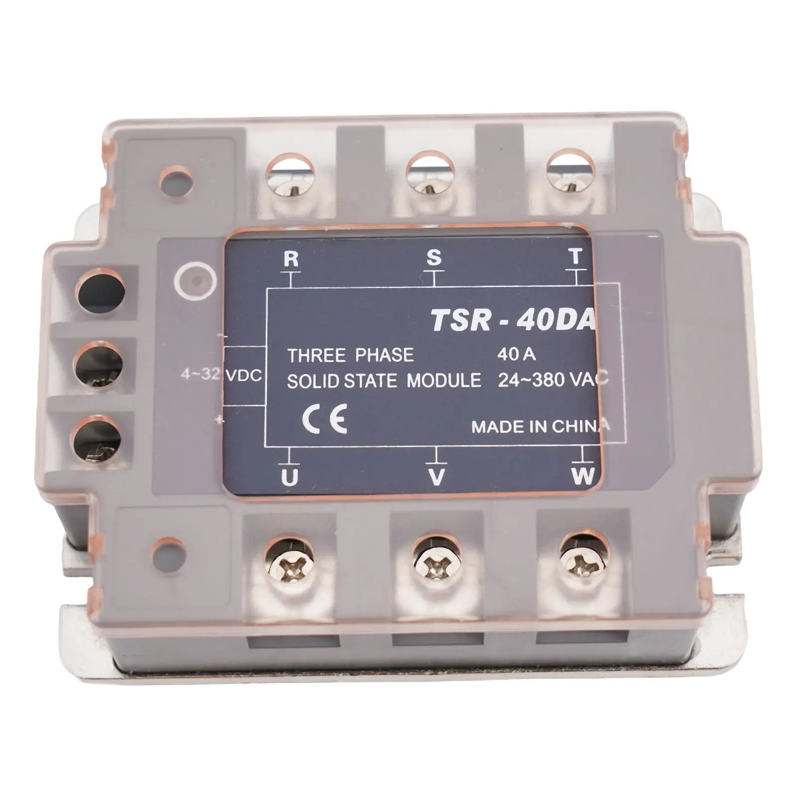 

TSR-40DA State Relay State Relay High Temperature Pure Copper Terminal Resistant Shell Three-phase Solid State Relay