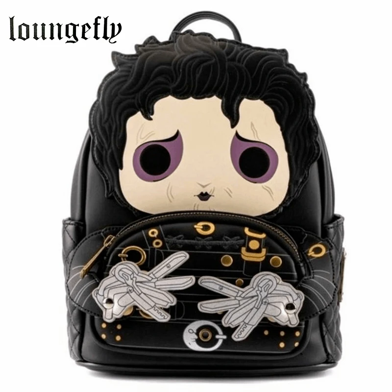 Loungefly Edward Scissorhands Topiary Bolso de hombro con doble correa para mujer Mini mochila