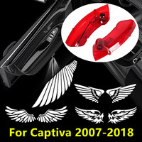 2Pcs Car Door Courtesy Lights LED Projector Ghost Shadow Welcome Lamp For Chevrolet Captiva 2007-2018 2017 2016 2015 Accessories