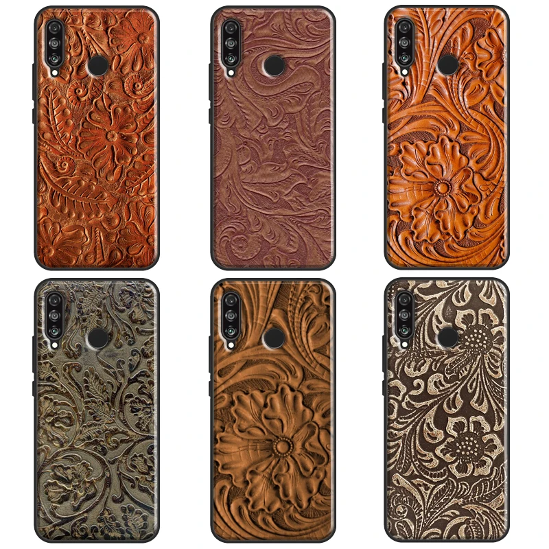 Brown Hand Tooled W… - image