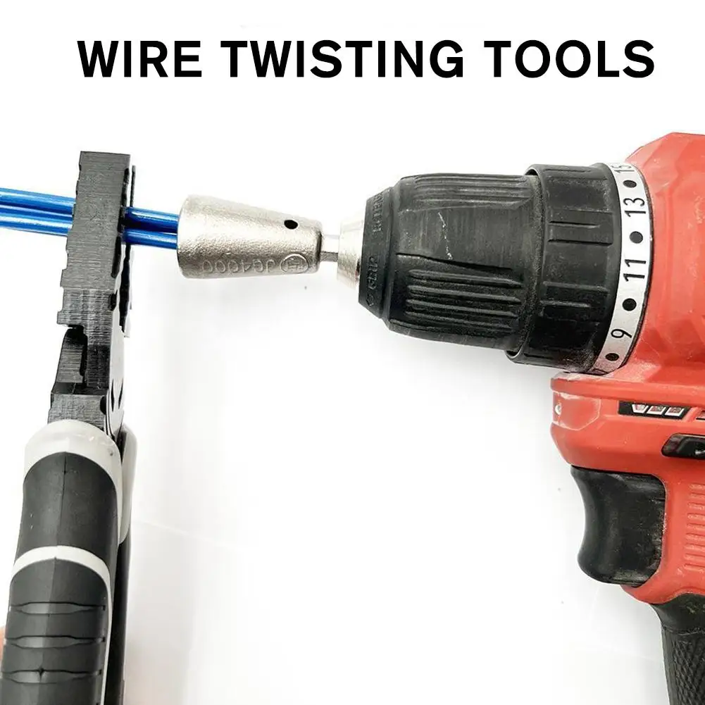 Automatic Wire Stripper Twisted Wire Tool Cable Peeling Twisting Connector Electrician Stripping Artifact Connector Hand Tools