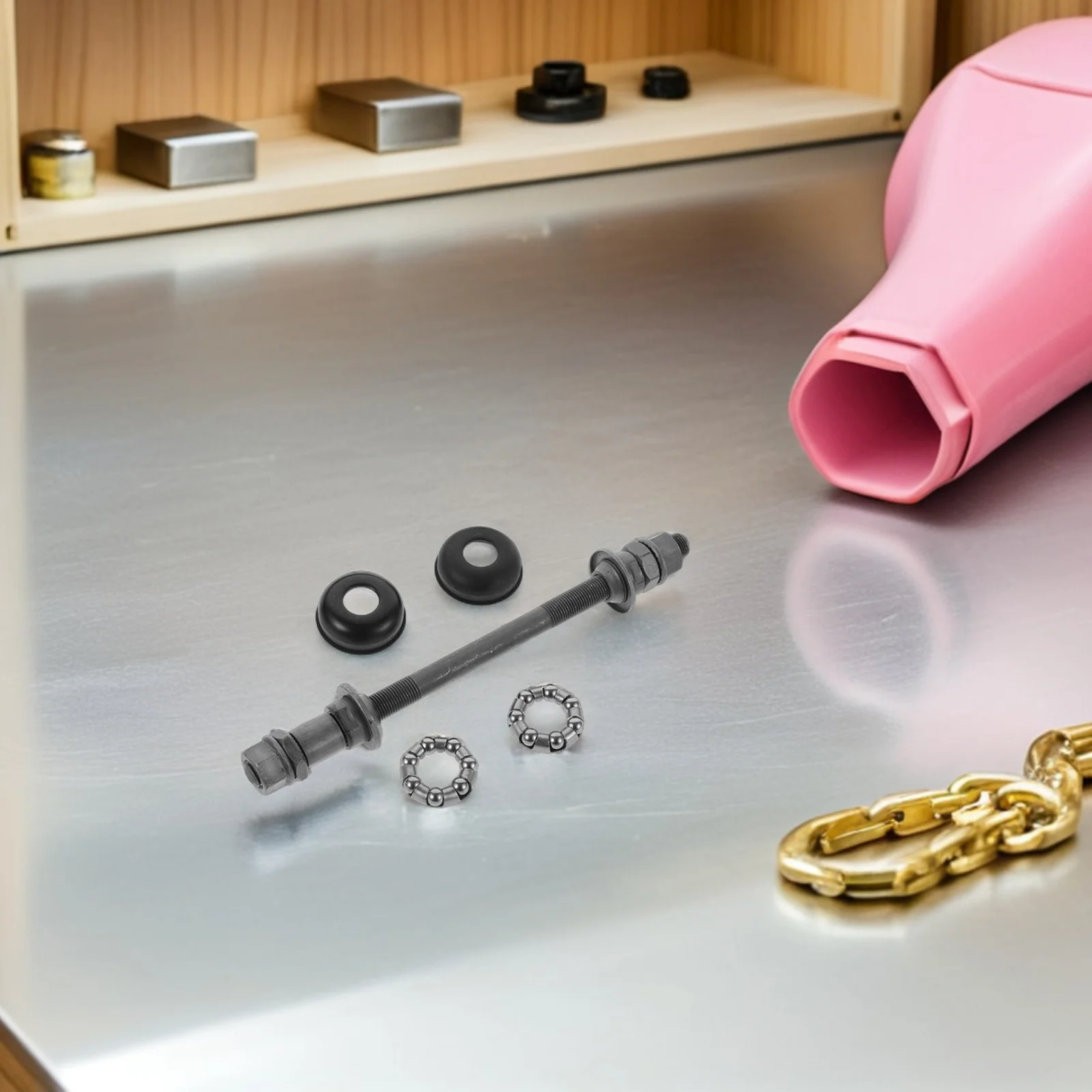 

2Sets 140Mm Bicycle Hub Axle Shaft Front Replacement for Mountain Bike Wheels High Strength Design Low Maintenance Precision