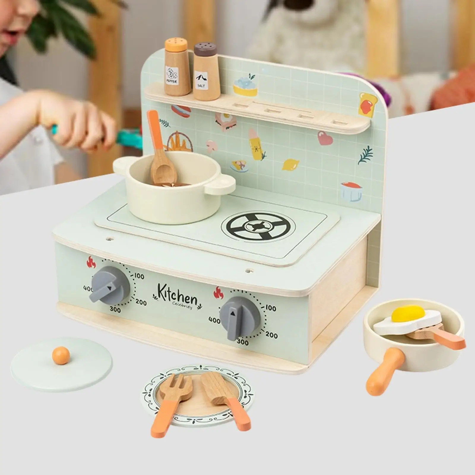 ミニチュアシミュレーションキッチンおもちゃキッチンプレイセットギフト就学前 DIY モデル