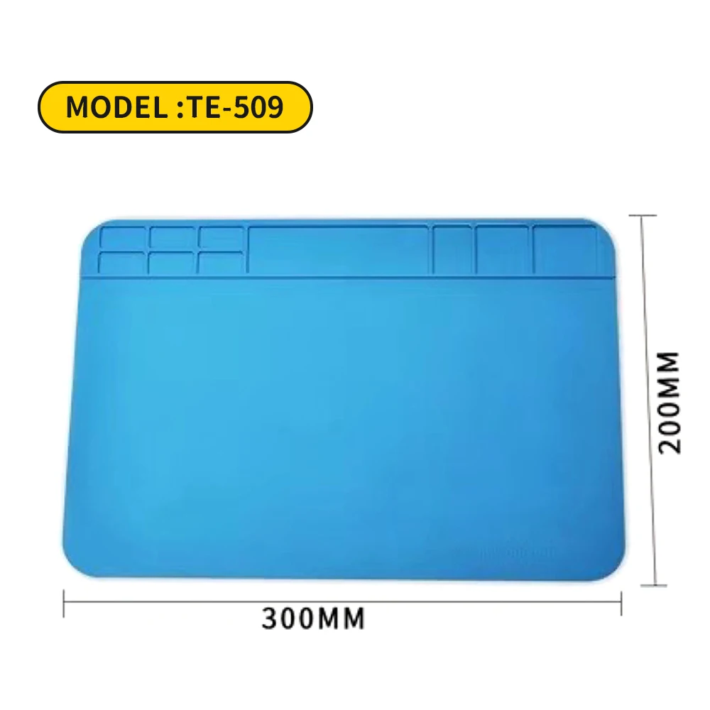 Tappetino per saldatura in Silicone ESD antistatico resistente al calore isolamento tappetino da lavoro Kit stazione di saldatura tampone di