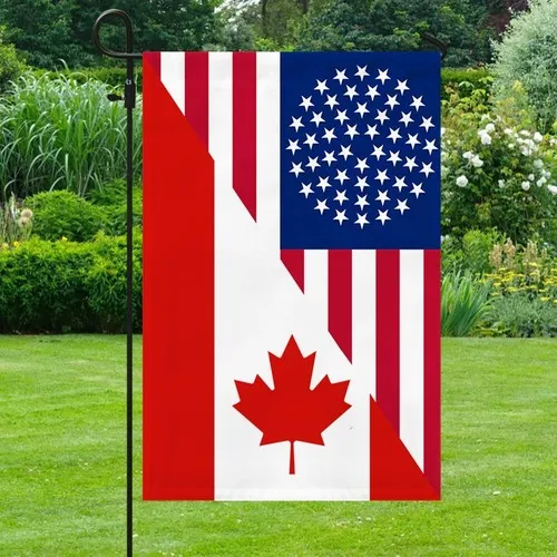 American and Canada Flag Graden Flag XXH LLP LLX uui