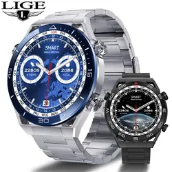 2024 LIGE NFC ECG PPG Bluetooth Call Smartwatch GPS Tracker Motion bracciale Fitness per Huawei Watches Ultimate Smart Watch Men