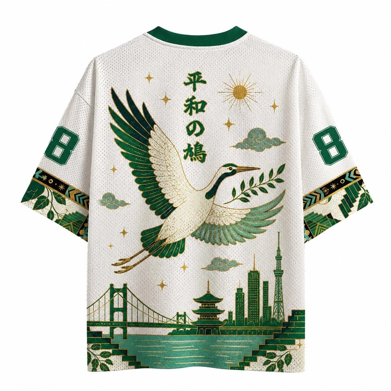 2026 Summer Fashion Style Trendy Peace Dove Flying World Peace 3D Printing Outdoor Leisure Fitness Style V-neck T-shirt Large