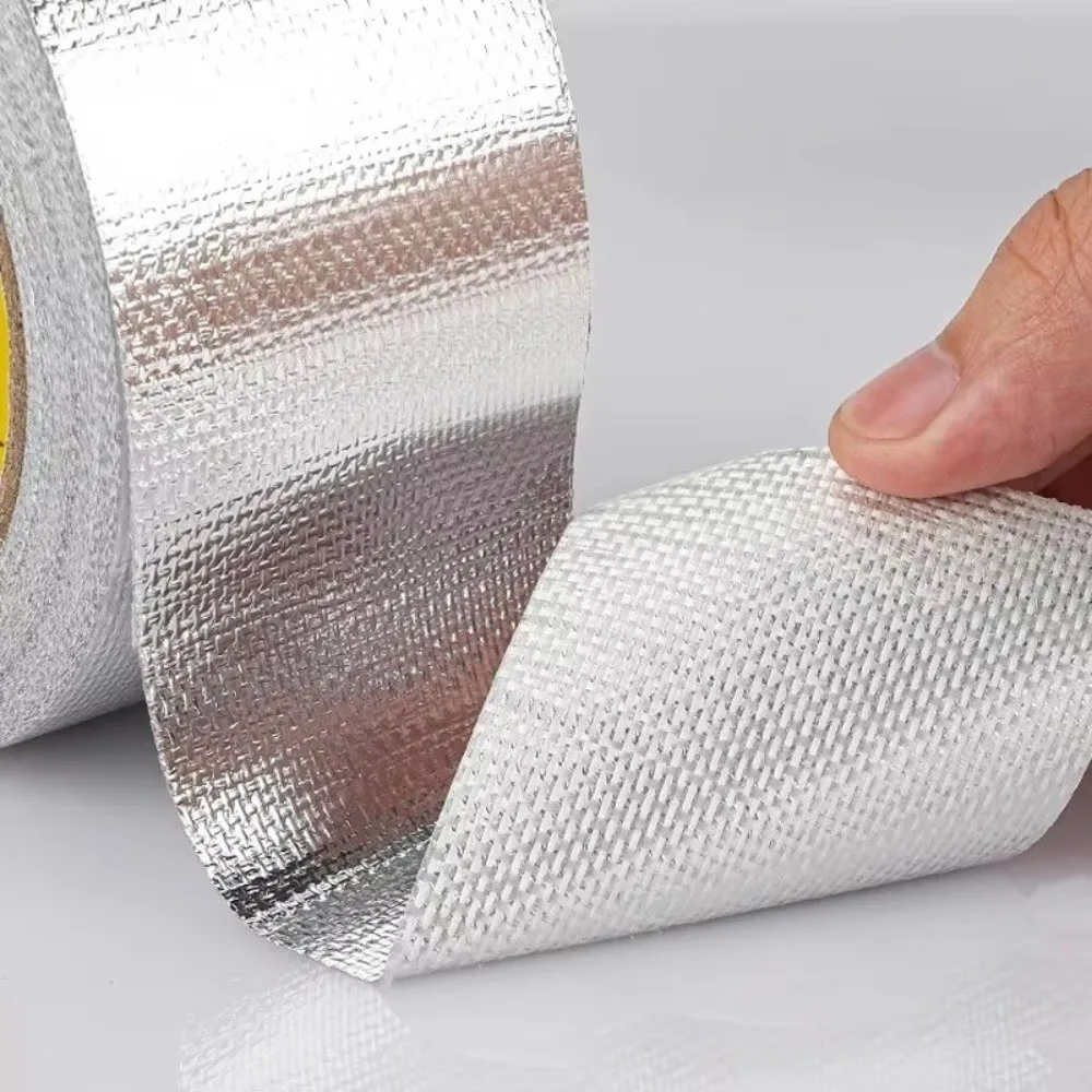 Insulated Aluminum Foil AC Pipe Wrap Tape Waterproof Heat Resistant