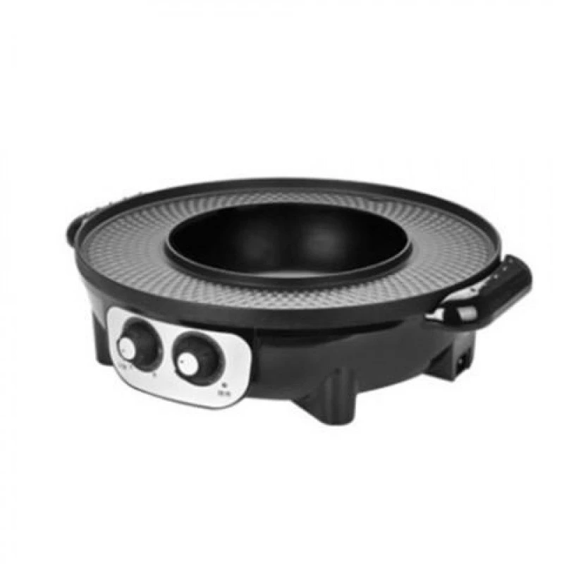 

BBQ Grill Electric Grilling Shabu Grilling Hot Pot BBQ Integrated Pot Multifunctional Electric Grilling Pan Smstick