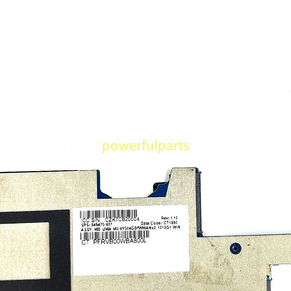 For Hp Elite X2 1012 G1 Motherboard 6050A2748801 845470-601 845473-601 845486-601 845474-601 844858-601 845484-601 Working OK