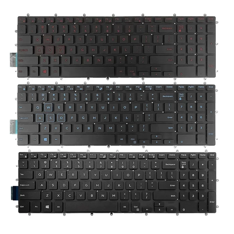 New Laptop Replacement Keyboard for DELL P71F P82F P75F P71F001 P66F P72F P35E