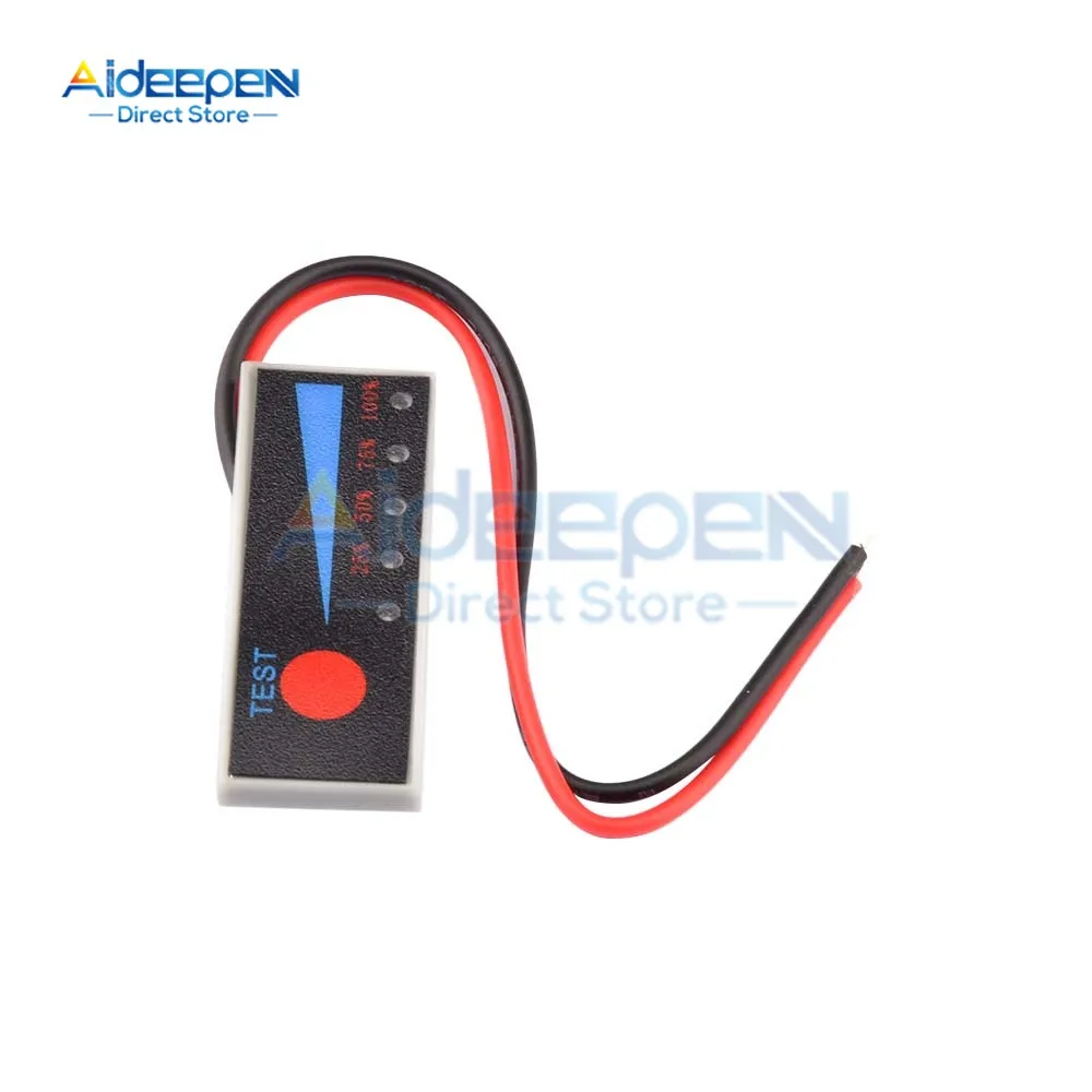 3.7V 2S 3S 4S 18650 Li-ion Lipo Lithium 12V Lead Acid Battery Level Indicator Tester LCD Display Meter Module Capacity Voltage