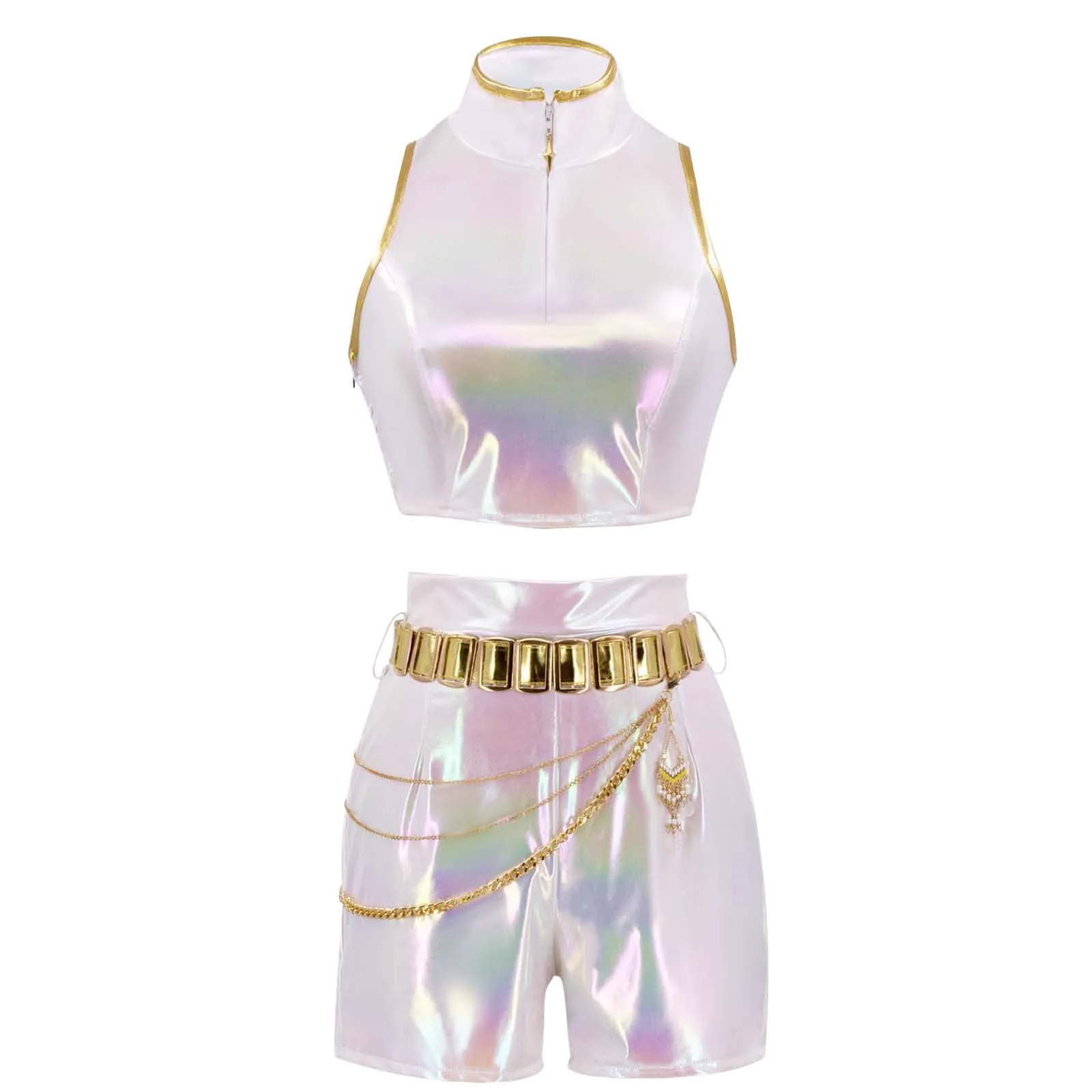 

Kpop Demon Hunters Kids Costume Outfit For Girls Hot Skirts Sets Halloween Costumes 2 Piece With Jacket And Skirt 아동 상하복 세트