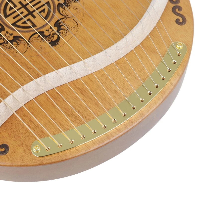 Lyre Harp 16 Strings Classical Harp Lyre Harp Wooden Musical Instrument DropShipping