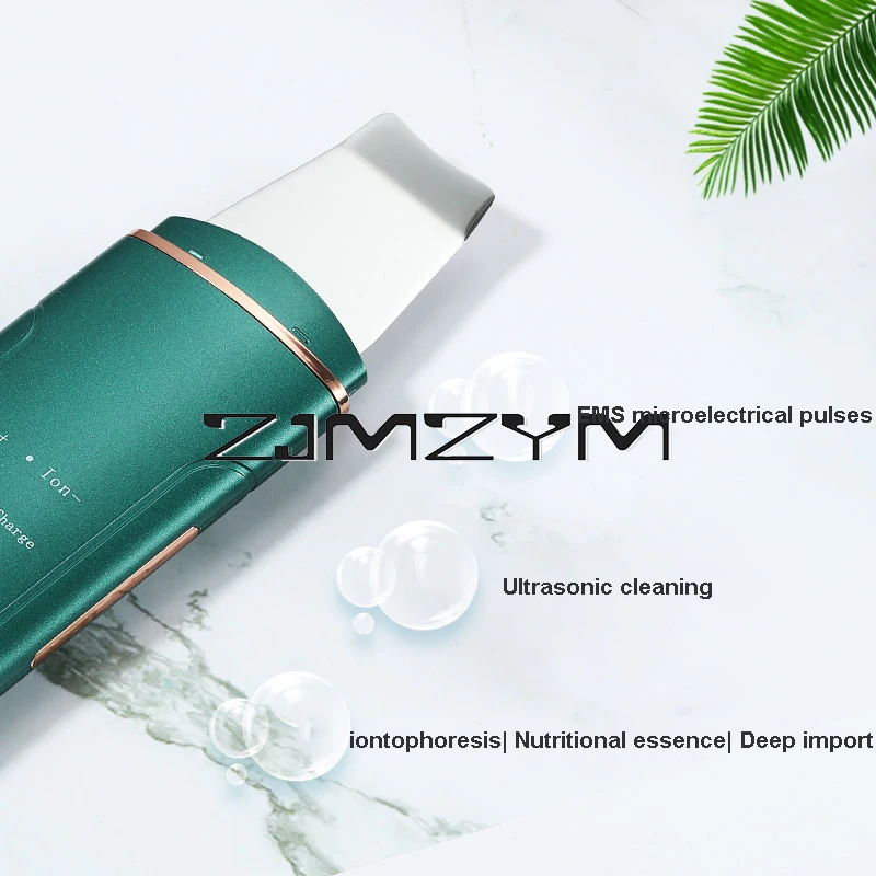 Ultrasonic Skin Scrubber, removedor de cravos, levantamento facial, limpador esfoliante, massageador facial profundo, peeling