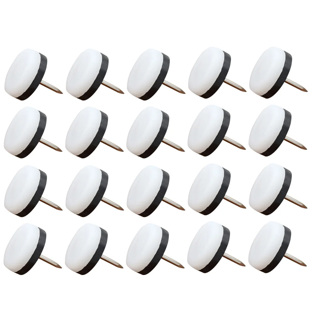 

50Pcs Chair Table Furniture Leg Pads Non Skid Nail Mat 20mm Floor Protector Noise Proof Home Office Kitchen Dining