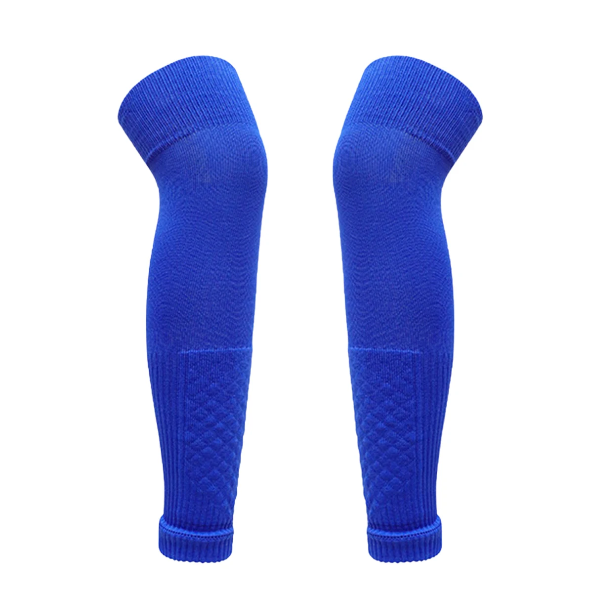 1 pair of men\'s non slip professional football leg protectors, yoga socks, nylon breathable