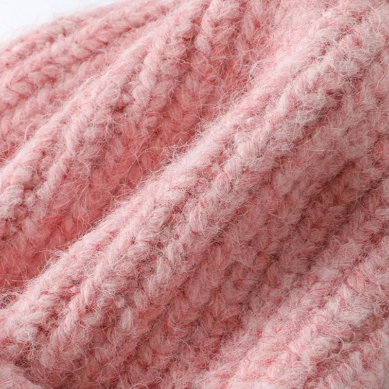 1 قطع الشتاء أزياء محبوك قبعة دافئة السفر في الهواء الطلق التزلج ركوب الدراجات اليومية مطابقة قبعة الزخرفية عارضة