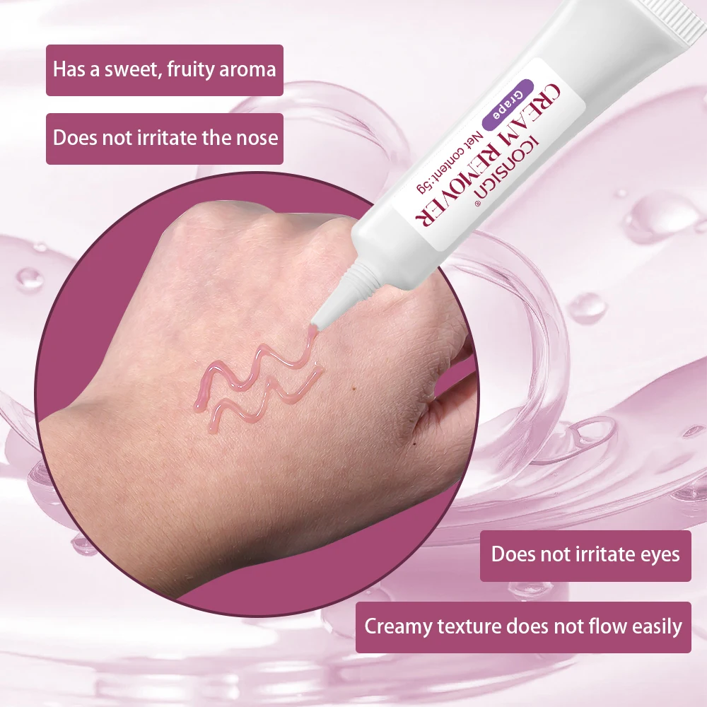 ICONSIGN Creme zur Wimpernverlängerung – 1 g |   5g |   10 g, Salon-exklusives Wimpernpflegeprodukt, geringe Reizung