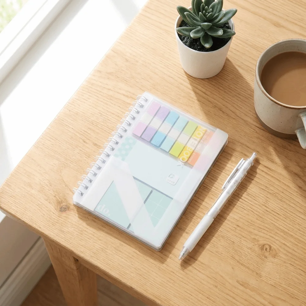 Loose-Leaf Memo Pads Morandi Color Adhesive Expanding Sticky Notes Soft Coil Double-Sided Reusable Repositionable Index Tabs
