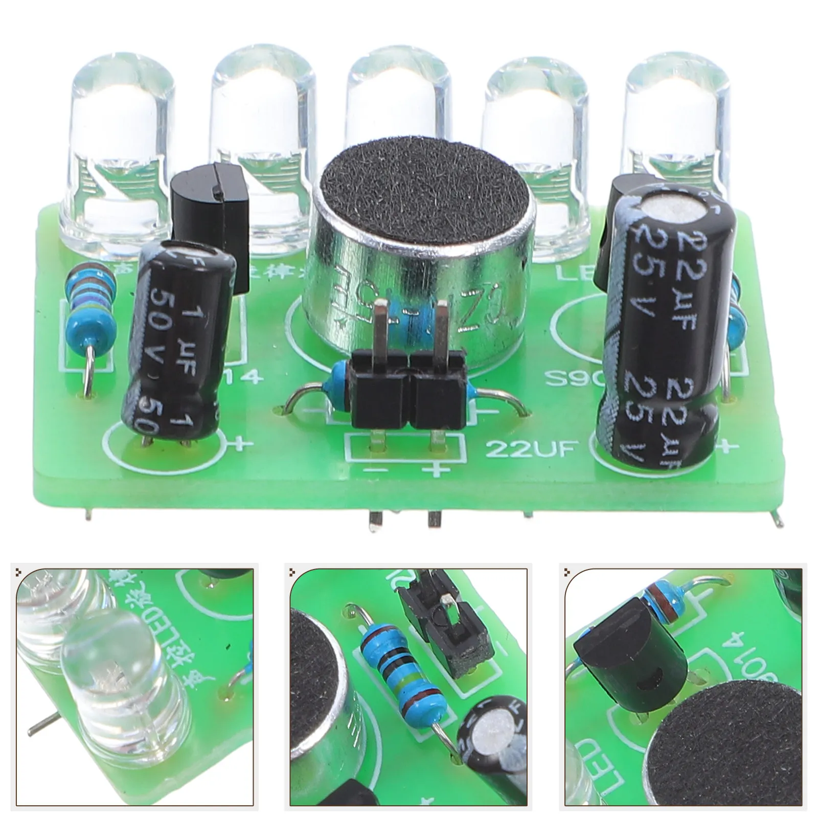 DIY Sound Control Melody Light Kit Beginner Friendly Soldering Practice Electronics Project Kit Soldering Project