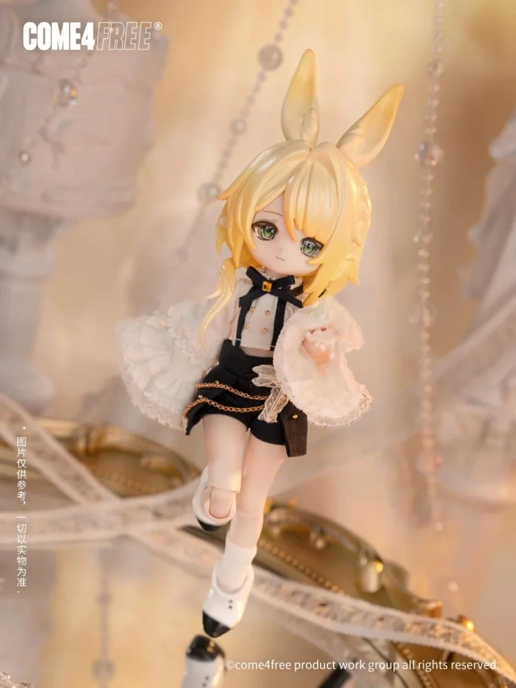 

Come4free 1/12 Bjd Blind Box Bonnie Meteorological Star Language Series Kawaii Rabbit Bjd Desktop Articulated Action Figure Toys
