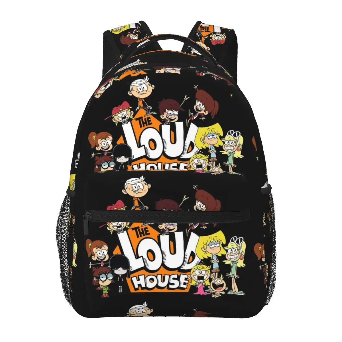 

The Loud House Backpacks Boys Girls Bookbag Students School Bags Cartoon Kids Rucksack Shoulder Bag Large Capacity
