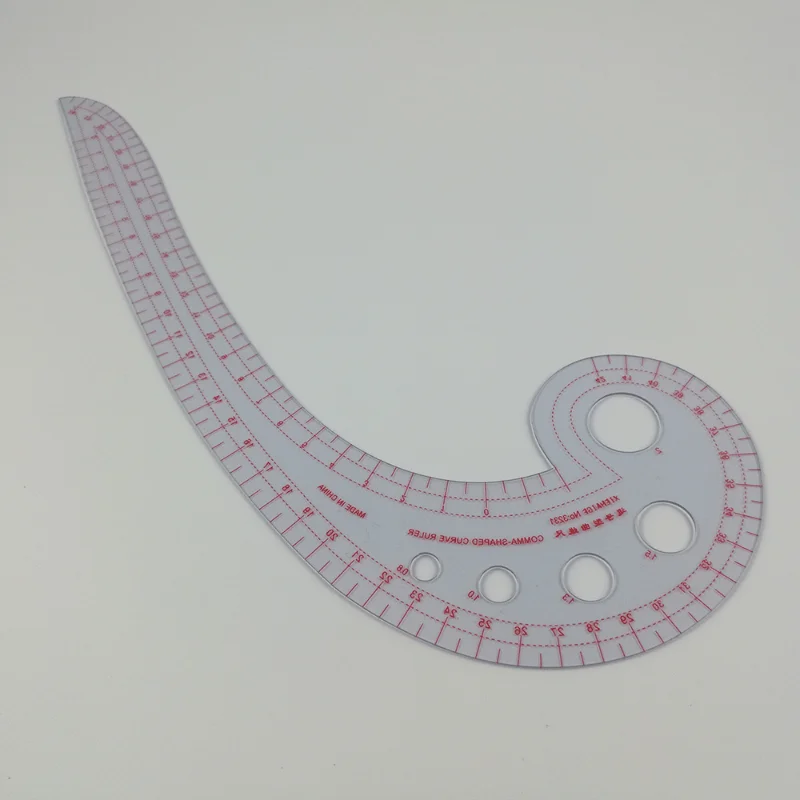 Garment Curves, Cutting, Multifunctional Sewing Tools Soft Plastic Comma Shaped Curve Ruler Styling Design Ruler French Curve